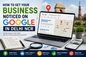 Local SEO tips to help businesses get noticed on Google in Delhi NCR Copy alt text