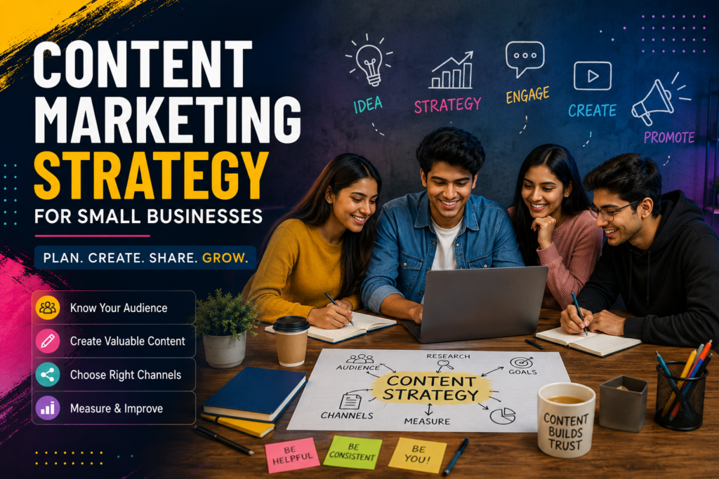 Current image: Content marketing strategy for small businesses